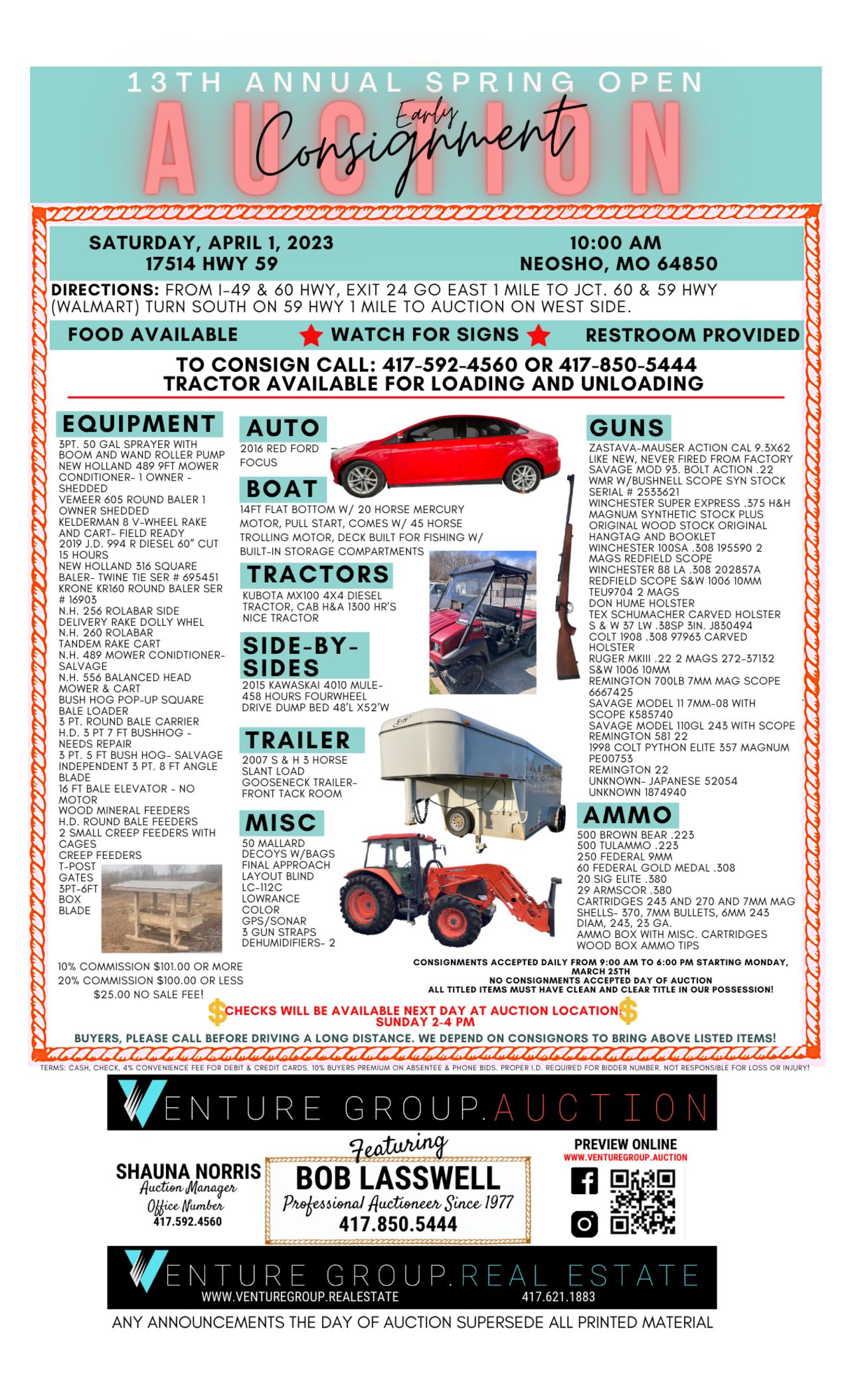 Venture Group Auctions